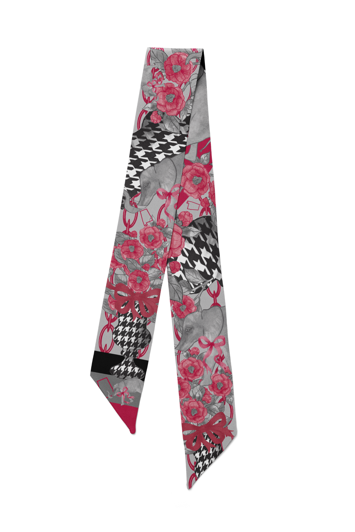 Crimson & White Heirloom Scarflette™