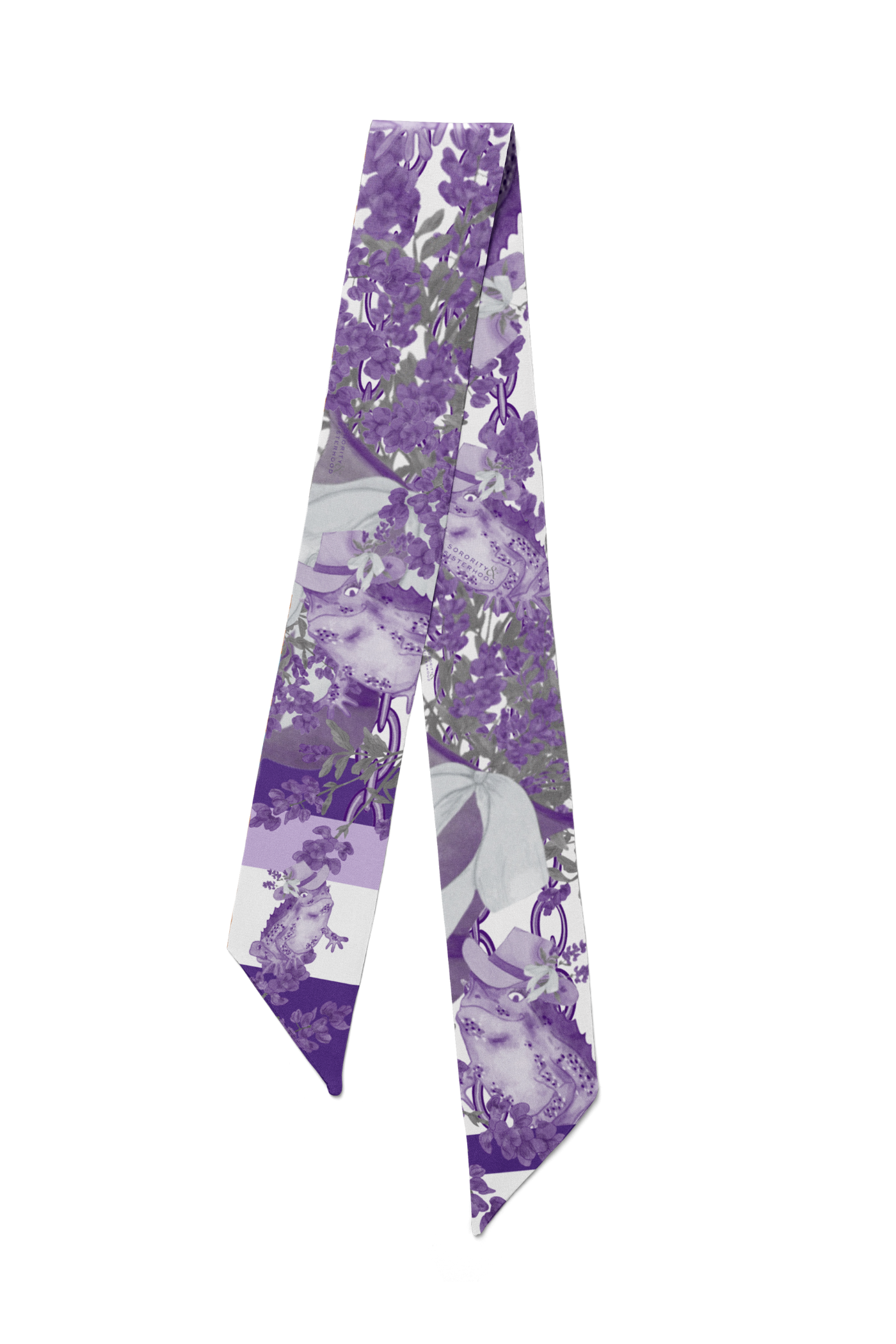 Purple & White Heirloom Scarflette™