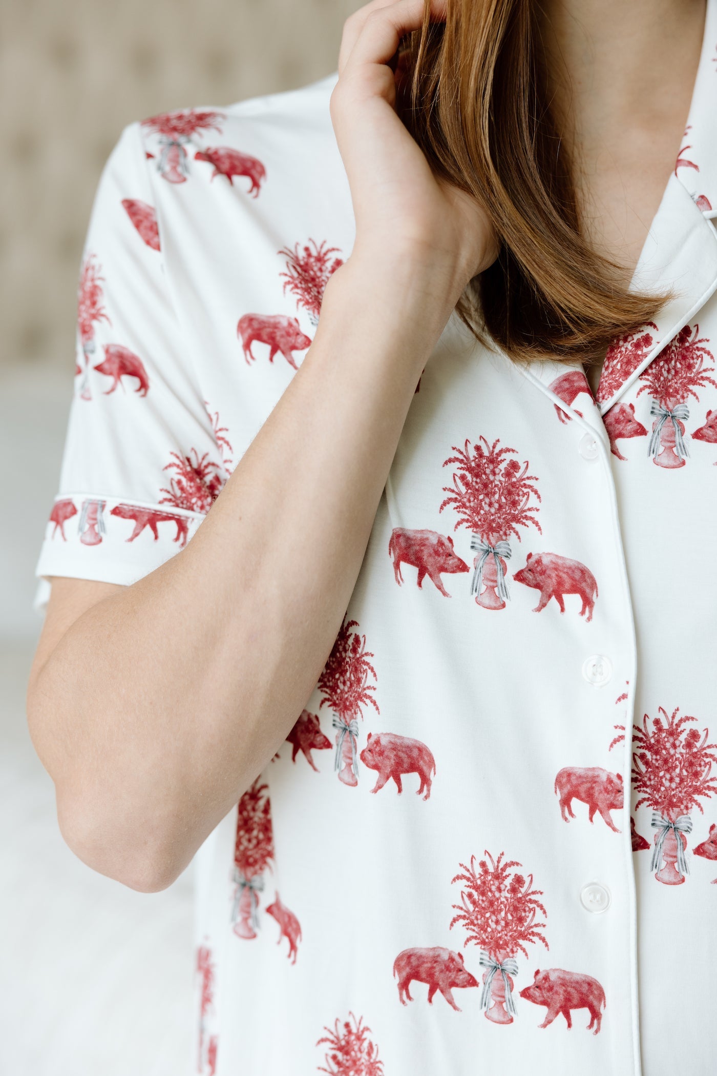 Gameday Heirloom Pajama Shorts Set - Fayetteville
