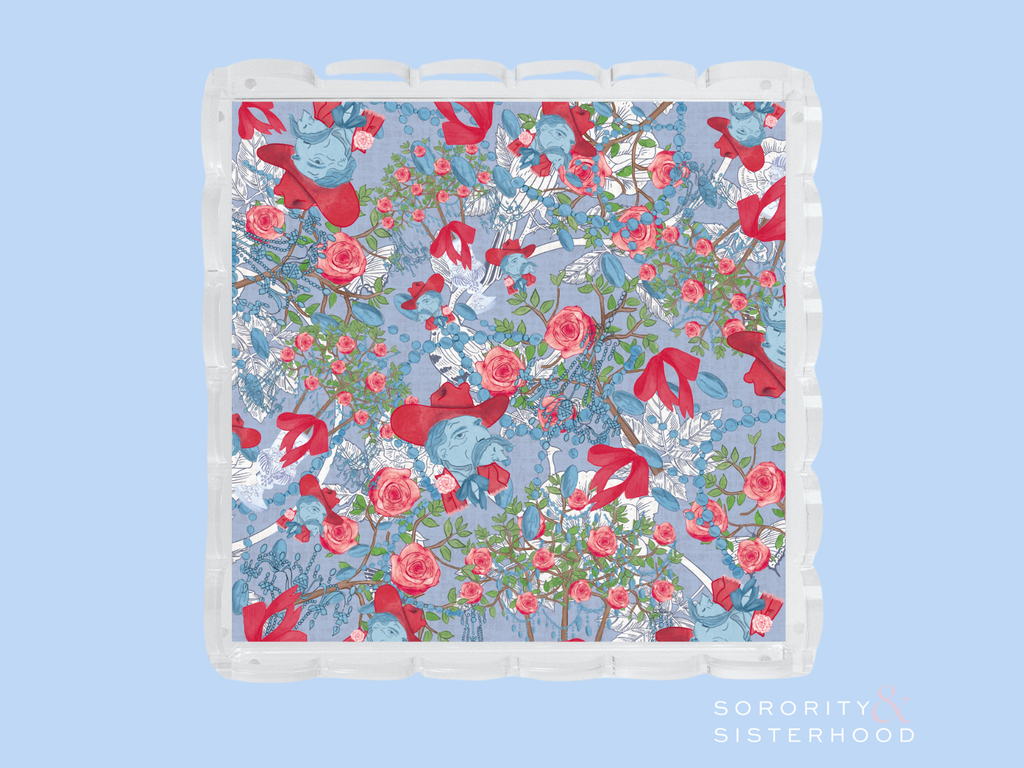 Legacy Acrylic Scalloped Tray