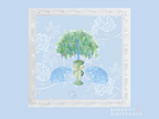 Tulane Acrylic Scalloped Tray