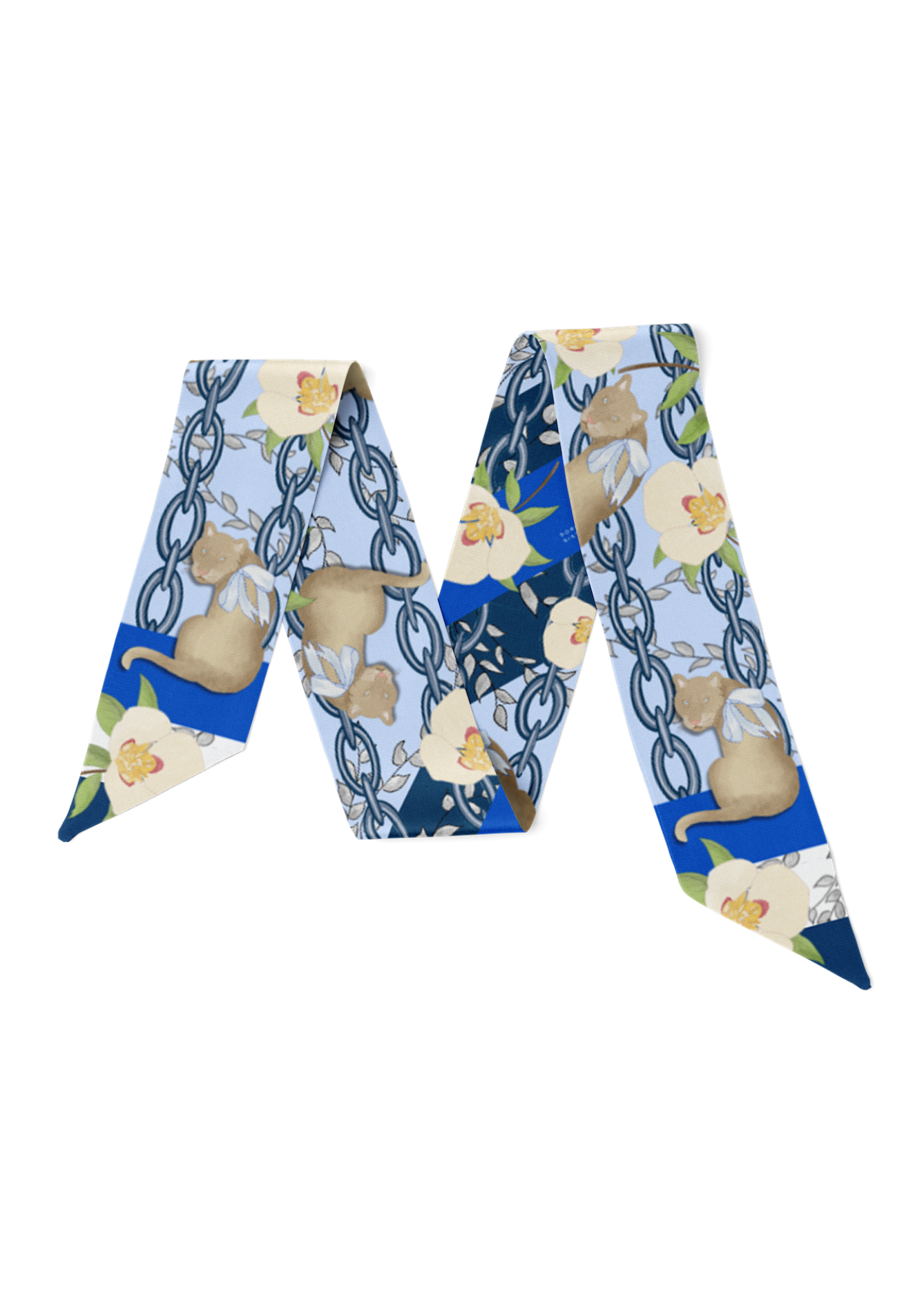 Sky & White Heirloom Scarflette™