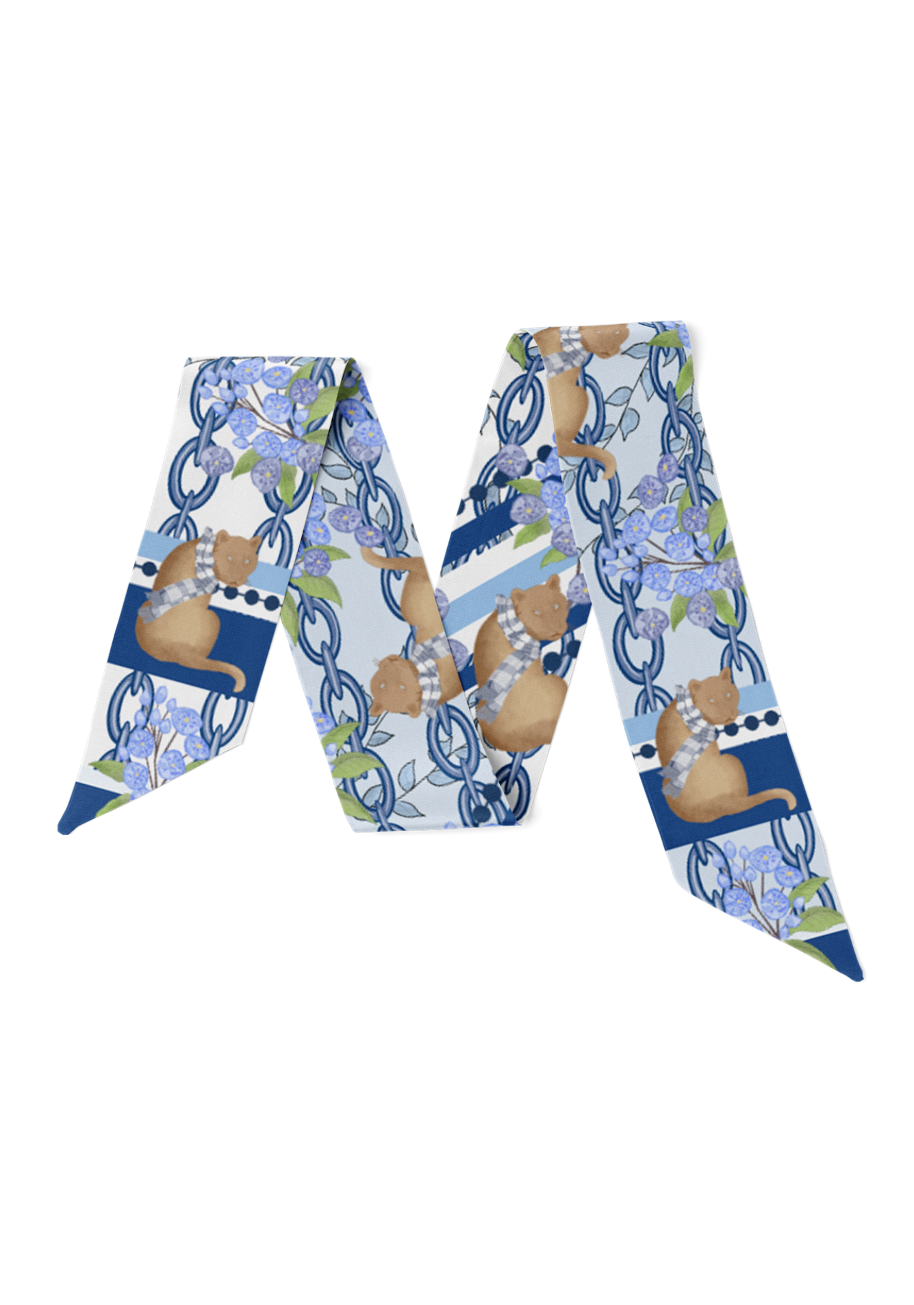 Snow & Navy Heirloom Scarflette™