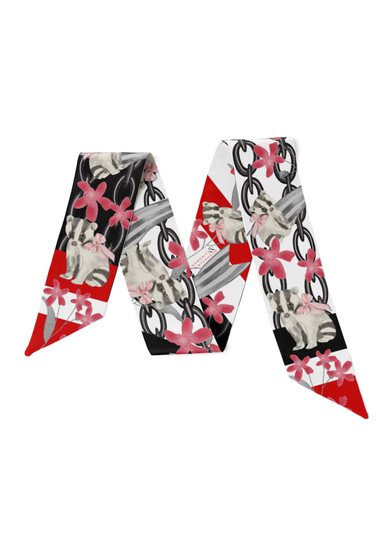 Cherry & Black Heirloom Scarflette™