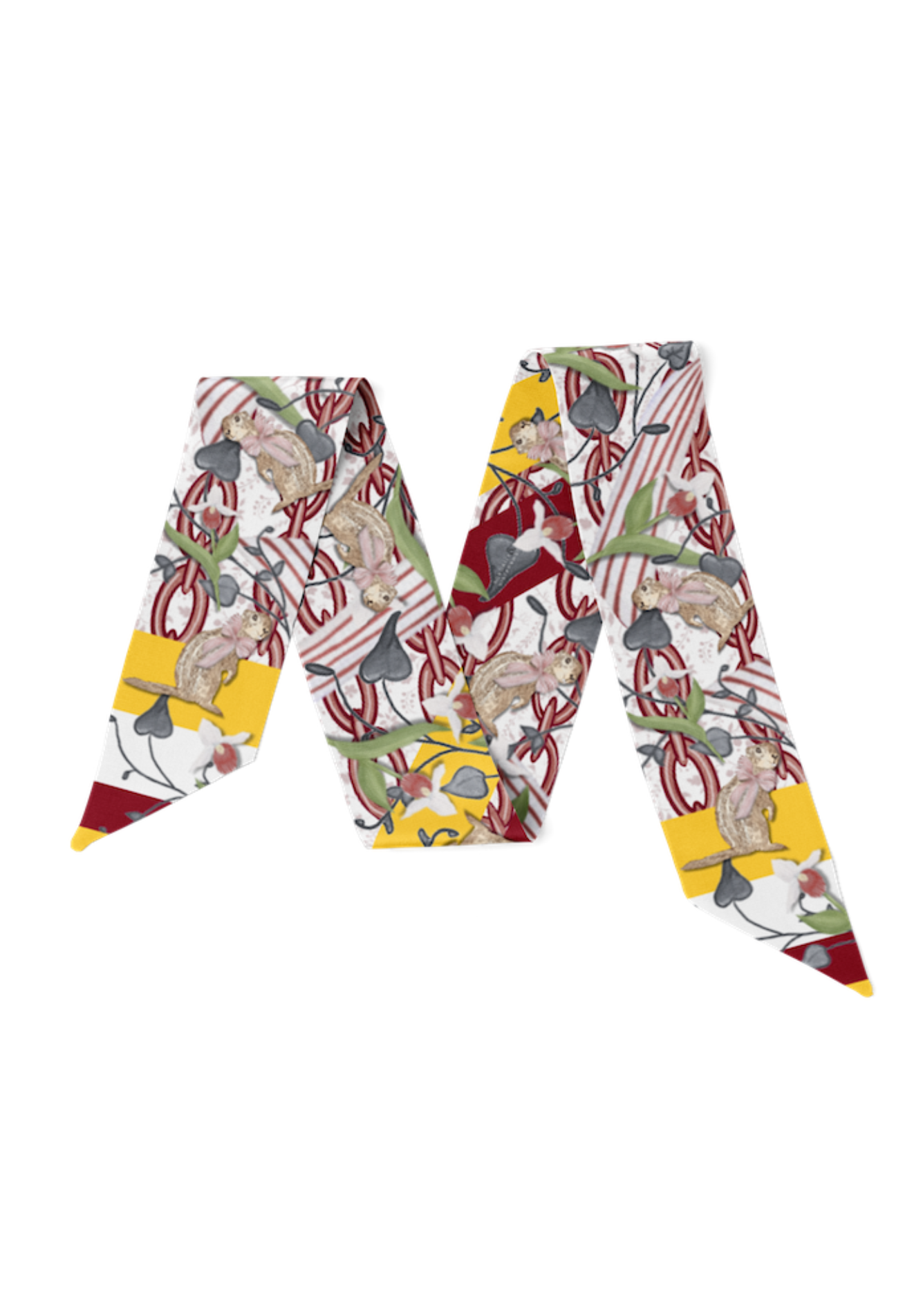 Burgundy & Gold Heirloom Scarflette™