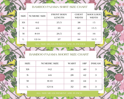 Gamma Phi Beta Pajama Shorts Set