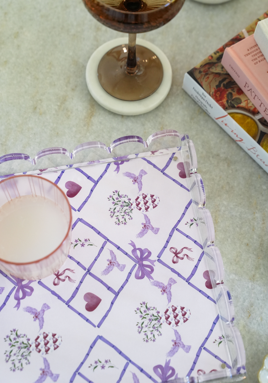 Sigma Kappa Scalloped Tray