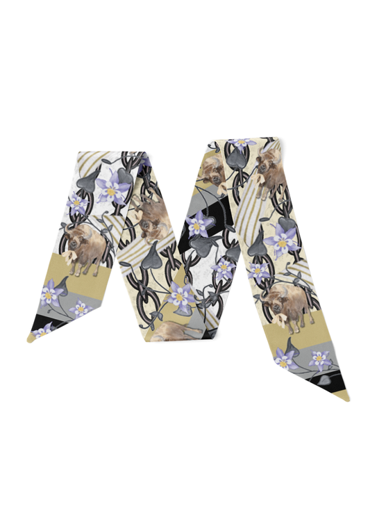 Buff & Black Heirloom Scarflette™