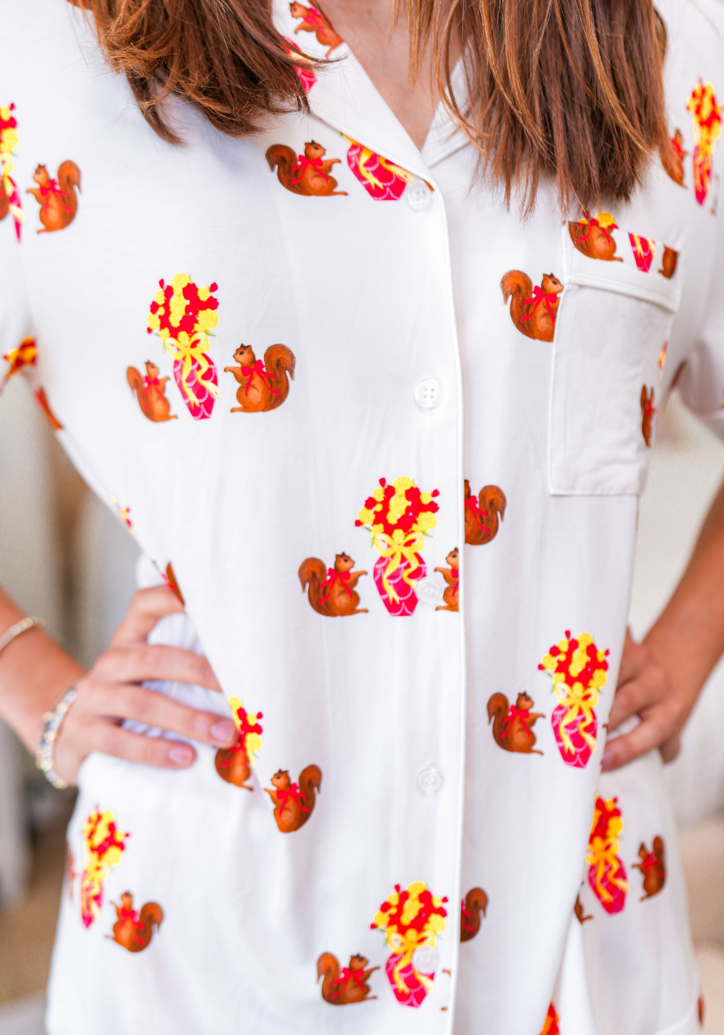 Alpha Gamma Delta Pajama Shorts Set