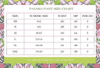 Heirloom Pajama Pants Set - Garden Party
