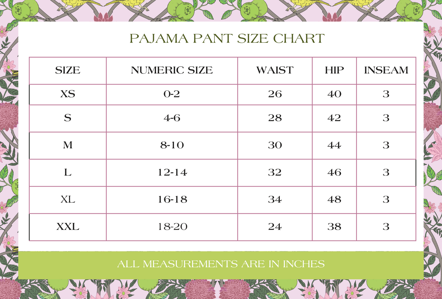 Bee Heirloom Pajama Pants Set