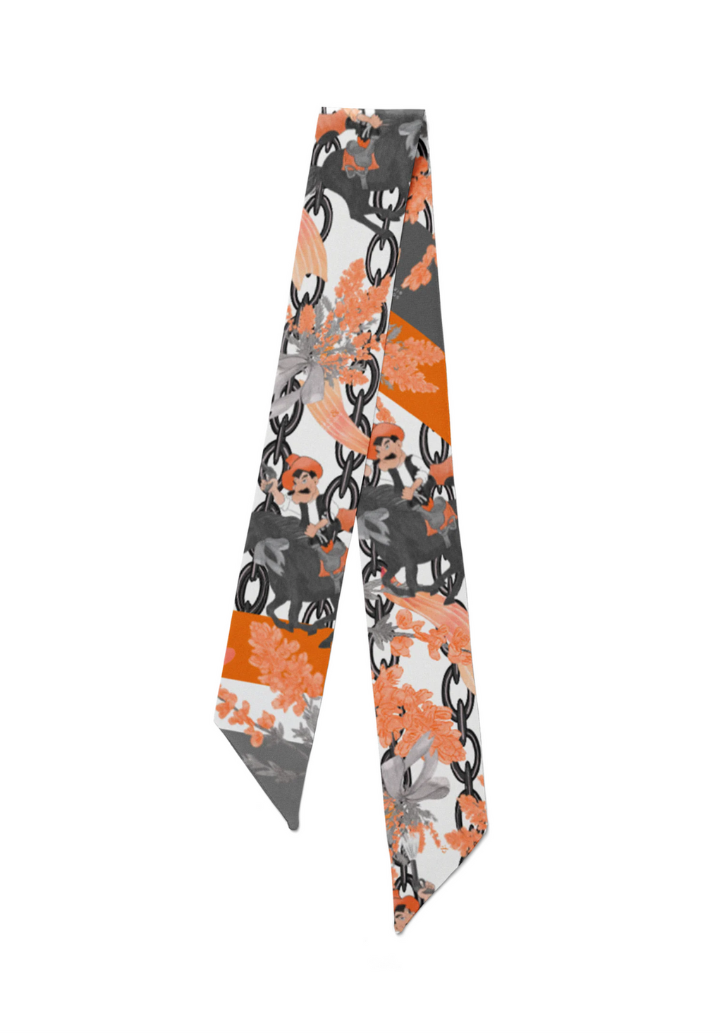 Black & Orange Heirloom Scarflette™
