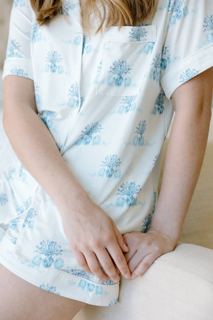 Alpha Delta Pi Pajama Shorts Set