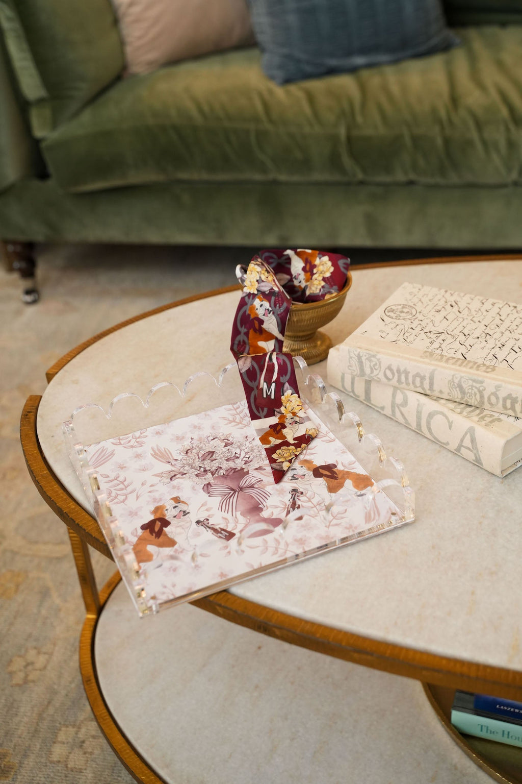 Mississippi State University Scalloped Tray
