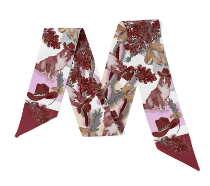 Maroon & White Heirloom Scarflette™