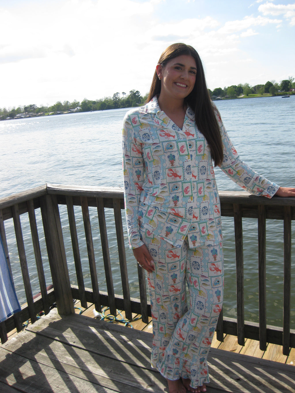 Heirloom Pajama Pants Set - Coastal