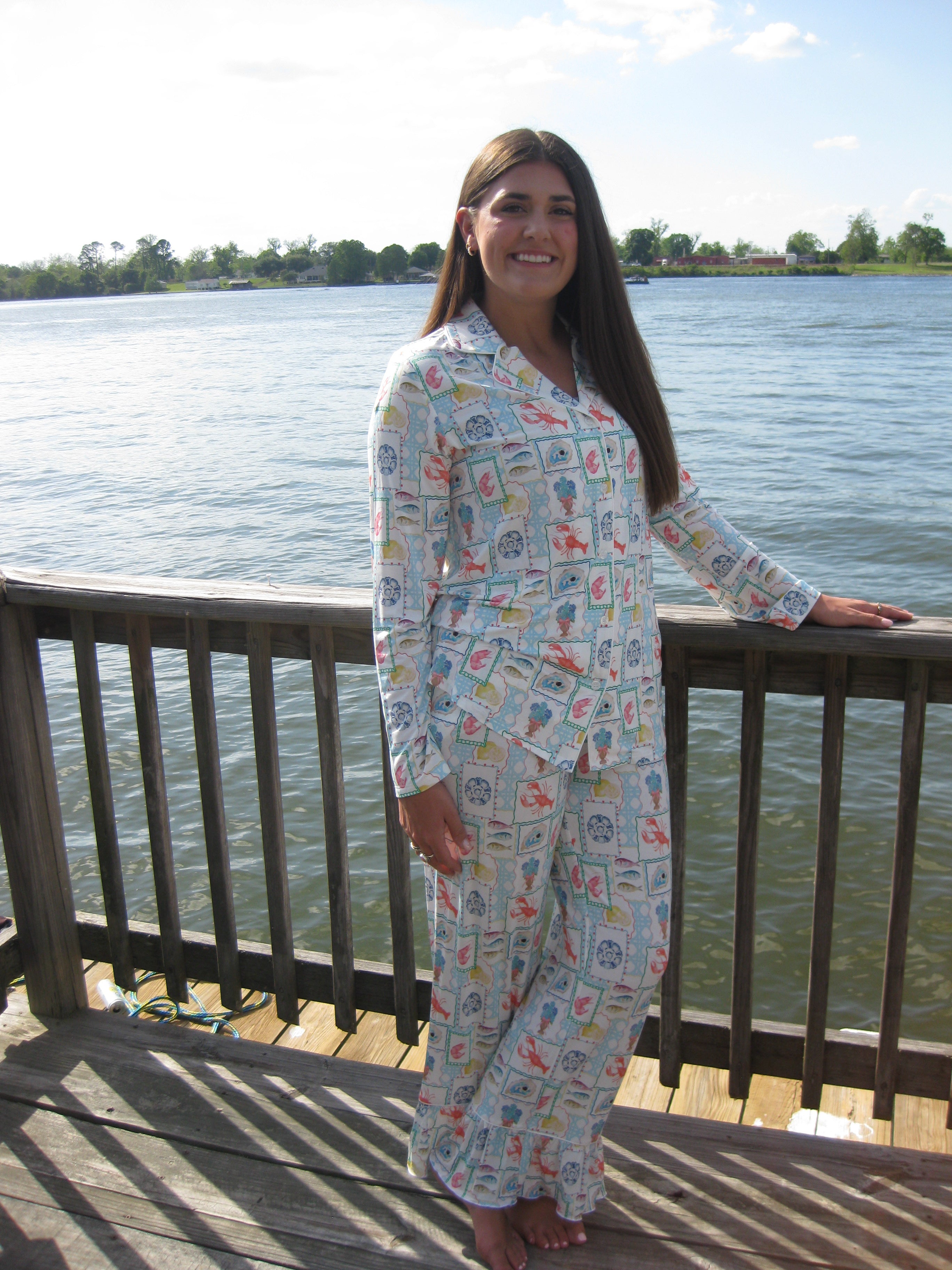 Heirloom Pajama Pants Set - Coastal