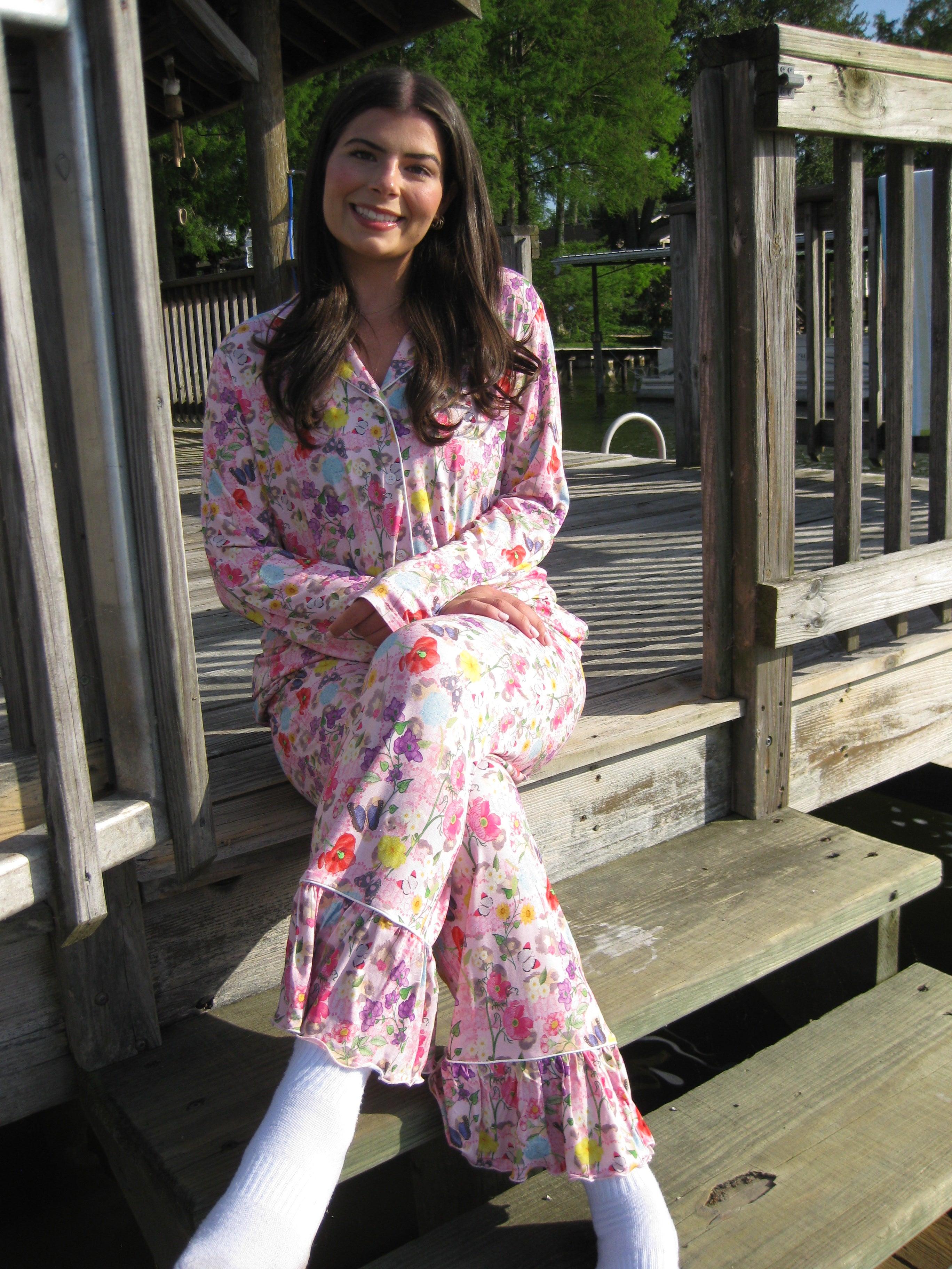 Heirloom Pajama Pants Set - Garden Party