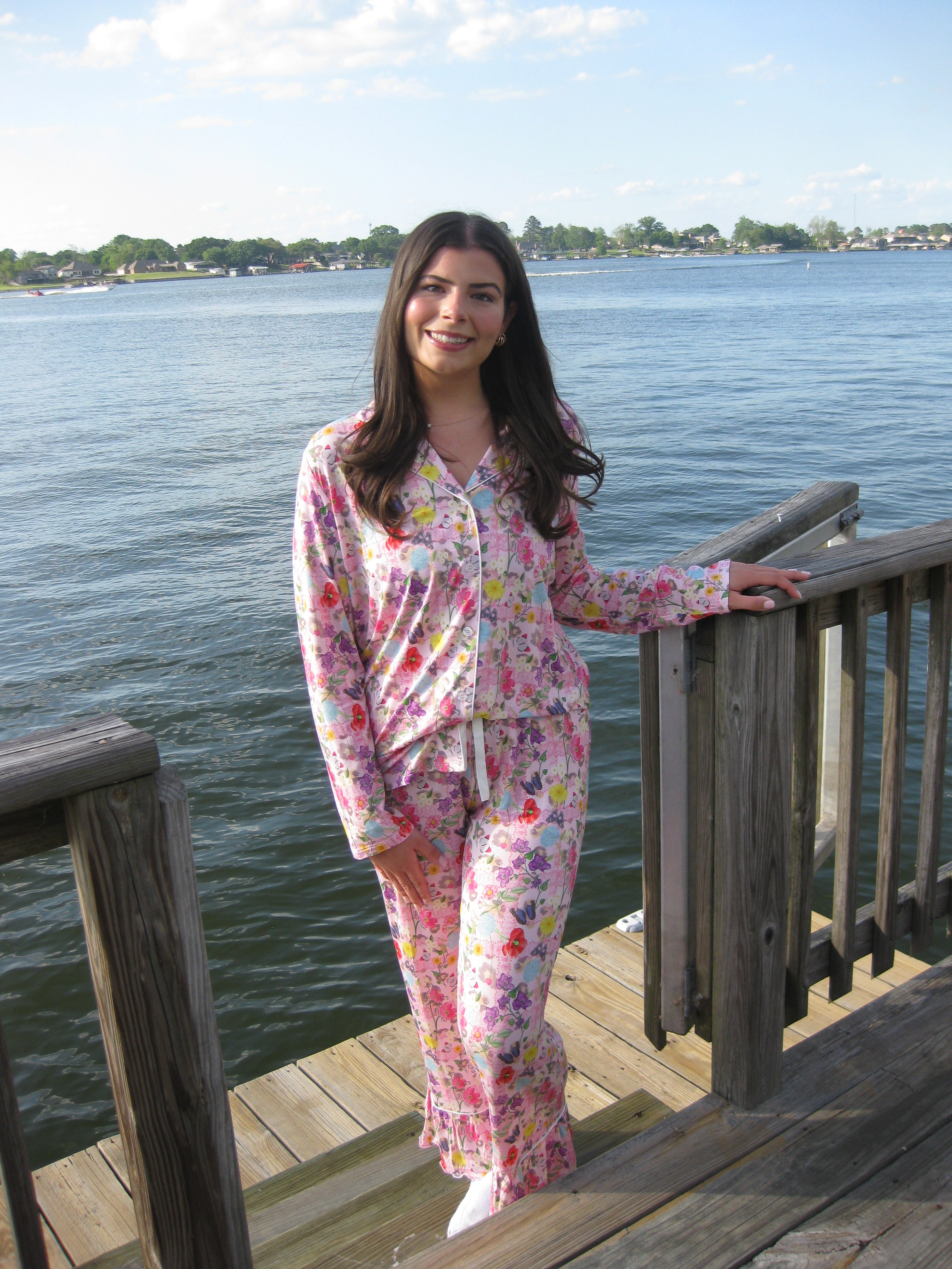Heirloom Pajama Pants Set - Garden Party