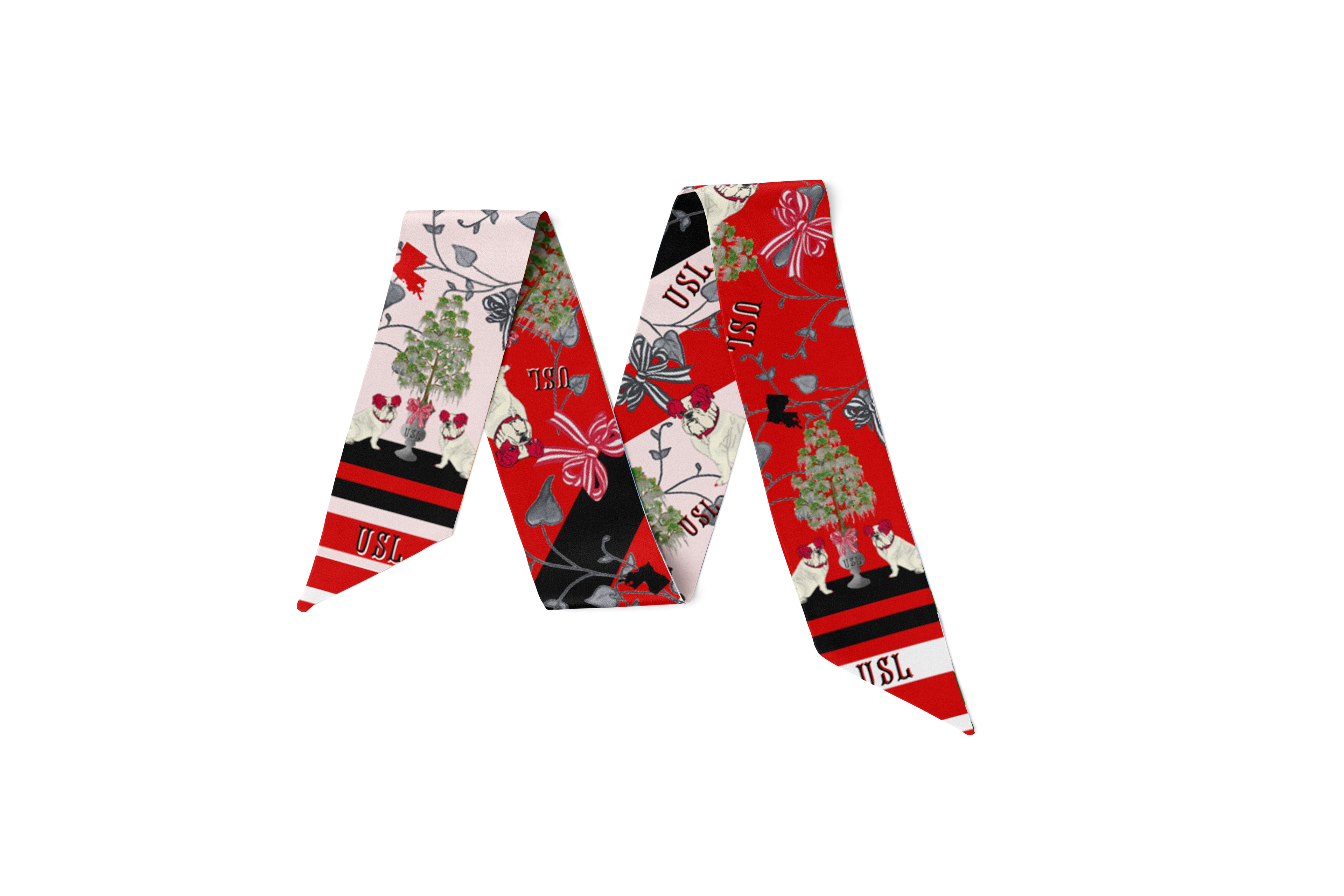 USL University of Louisiana Lafayette Heirloom Scarflette™