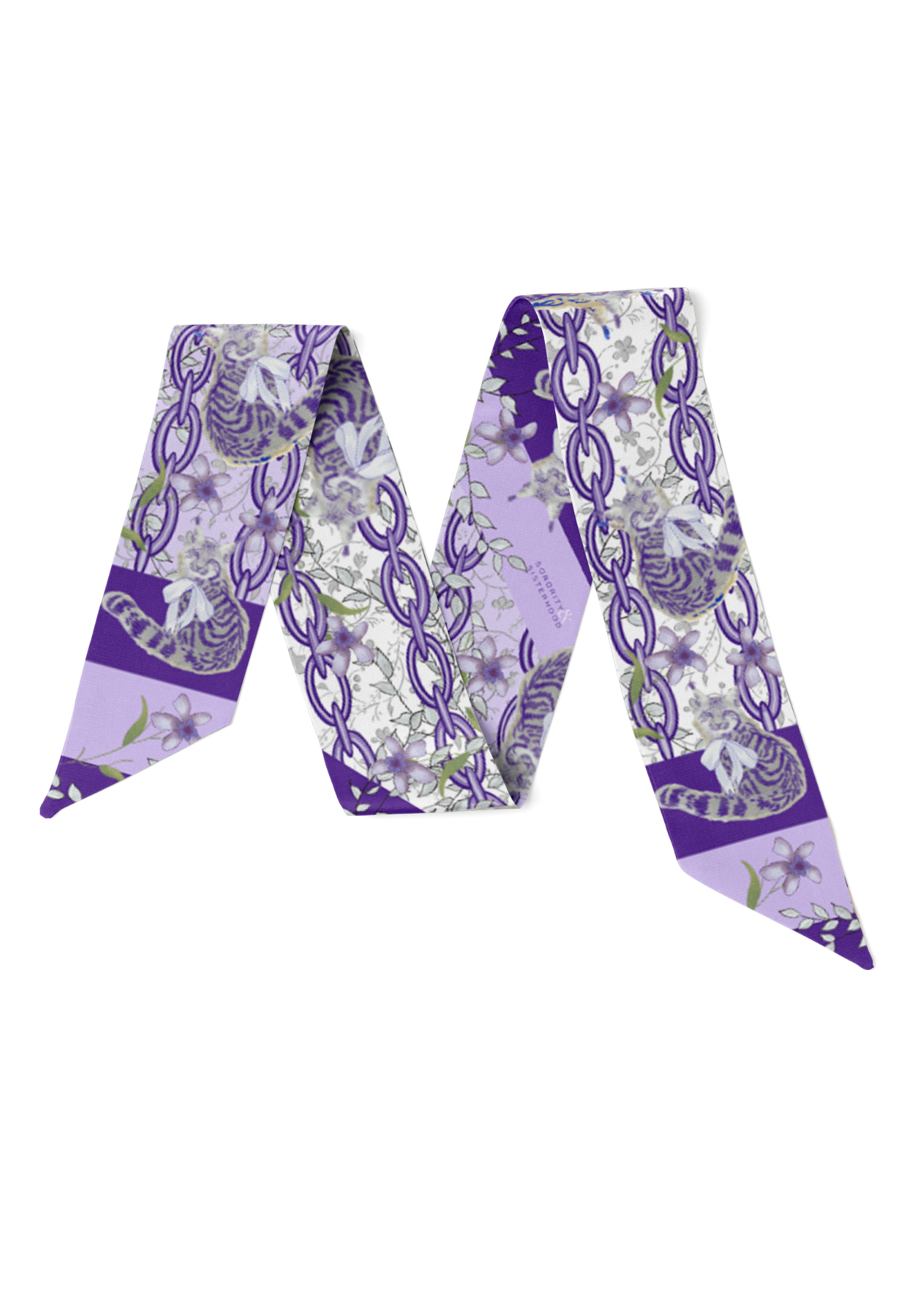Grape & White Heirloom Scarflette™